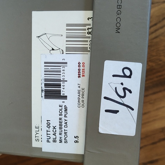 BLACK RUBBER SOLE PUMP - Picture 4 of 4